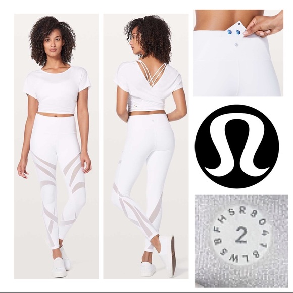 lululemon athletica Pants - Lululemon Wunder Under Hi-Rise Tight *Mesh 28"
